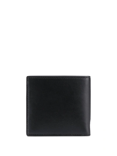 Shop Alexander Mcqueen Logo Leather Wallet In Black