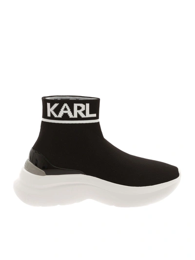 Shop Karl Lagerfeld Skyline Sneakers In Black