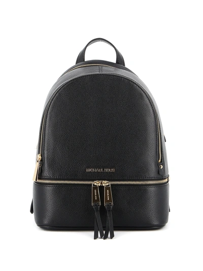 Shop Michael Kors Rhea Medium Backpack In Black