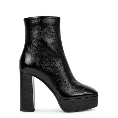 Shop Giuseppe Zanotti New York 125 Patent Leather Ankle Boots In Black