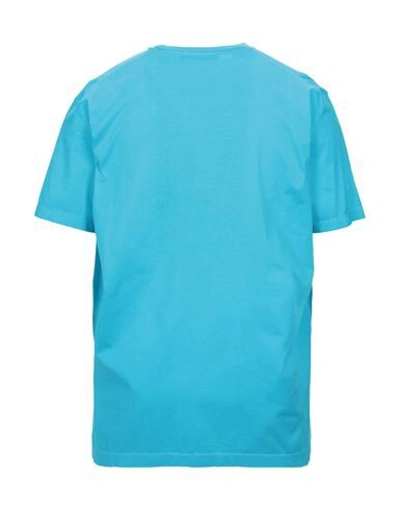 Shop Dsquared2 T-shirts In Azure