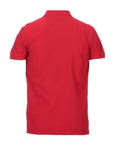 Shop Dsquared2 Polo Shirts In Red