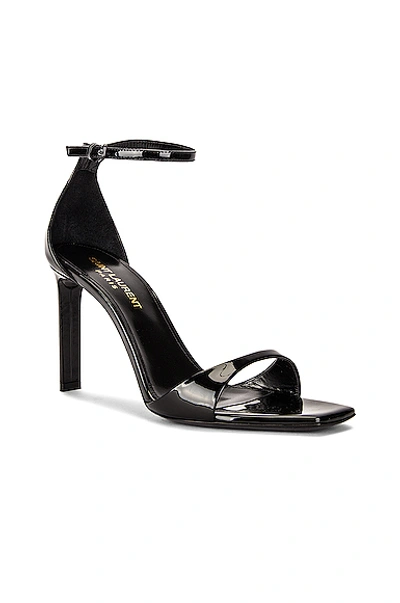 Shop Saint Laurent Bea Sandals In Noir