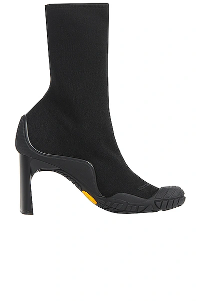 Shop Balenciaga X Vibram Five Fingers High Toe Ankle Boots In Black