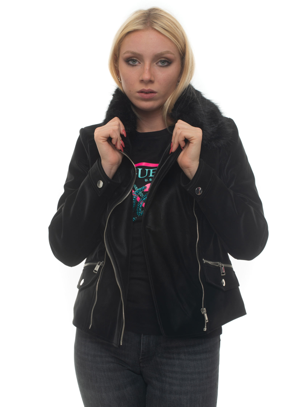 guess polyurethane jacket