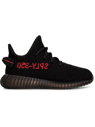 Shop Adidas Originals Boost 350 V2 "black/red" Sneakers