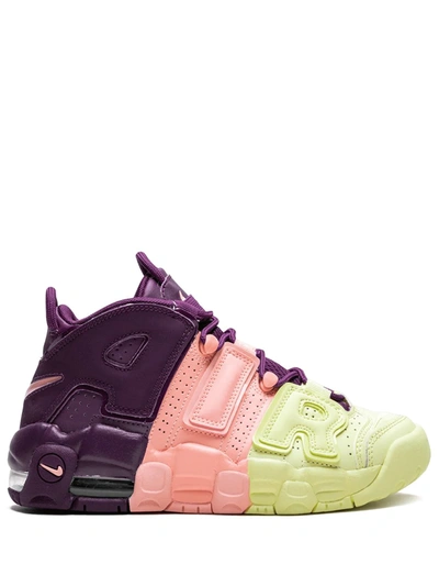 Shop Nike Teen Air More Uptempo Sneakers In Green