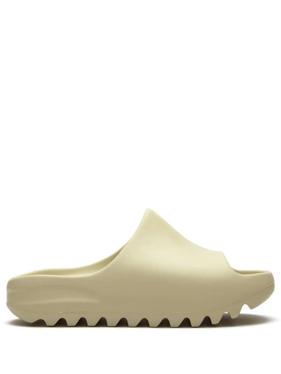Shop Adidas Originals Yeezy "bone" Slide In Neutrals