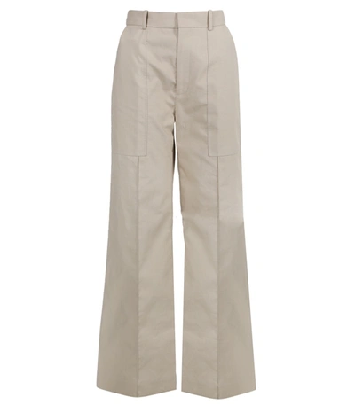 Shop Co Taupe Wide-leg Pant In Neutral