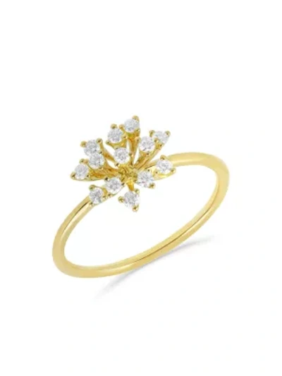 Shop Hueb Women's Luminus 18k Yellow Gold & Diamond Ring