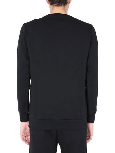 Shop Diesel Crew Neck Sweatshirt In Black