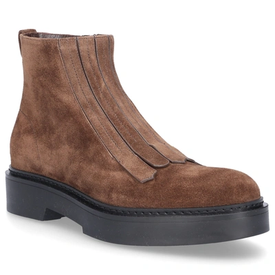 Shop Santoni Ankle Boots Brown 58761