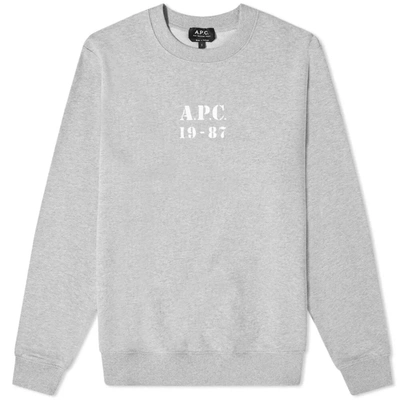 Shop Apc Gaby Sweater In Grey