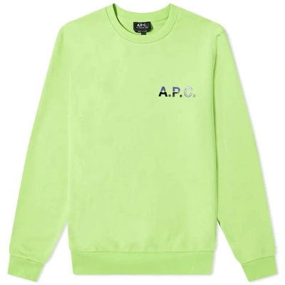 Shop Apc Michel Sweater In Green