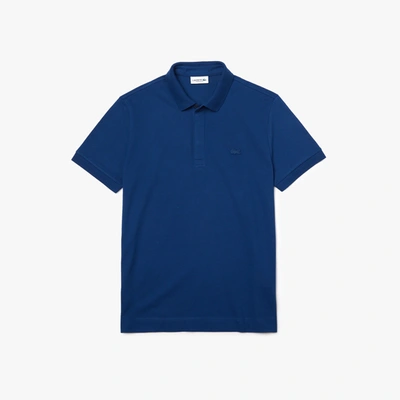 Shop Lacoste Men's Regular Fit Paris Polo In Blue