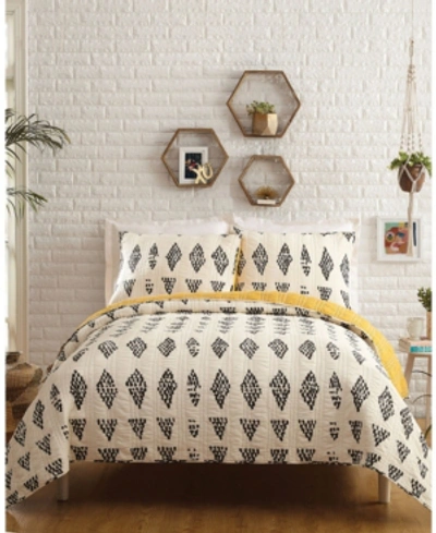 Makers Collective Prosperity 3-pc. Quilt Set, Full/queen In White