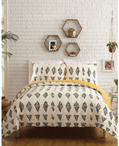 Shop Makers Collective Prosperity 3-piece King Quilt Set In White