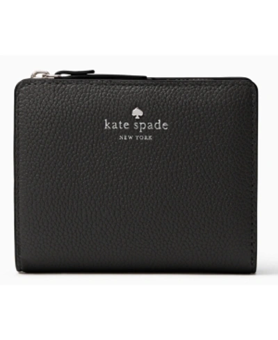 Shop Kate Spade New York Larchmont Avenue Small Shawn Zip Wallet In Black