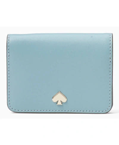 Shop Kate Spade New York Nadine Slim Bifold Card Holder Wallet In Seaside