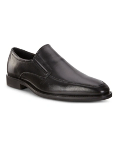 Shop Ecco Men's Calcan Apron Toe Slip-on Oxford Men's Shoes In Black