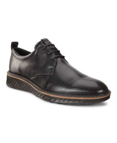 Shop Ecco Men's St.1 Hybrid Plain Toe Shoe Oxford In Black
