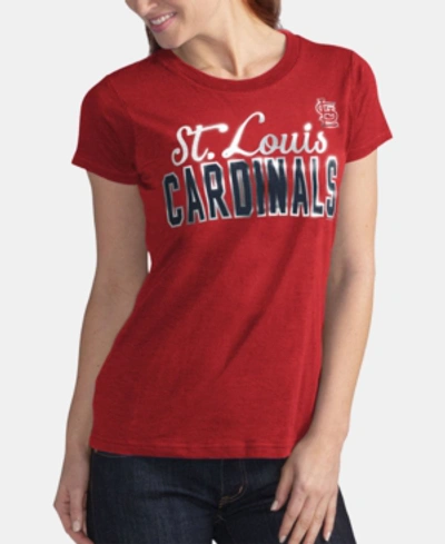 Shop G-iii Sports Women's St. Louis Cardinals Homeplate T-shirt In Red