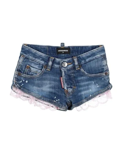 Shop Dsquared2 Denim Shorts In Pink