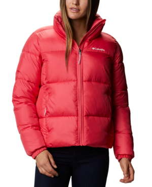 columbia white puffer jacket