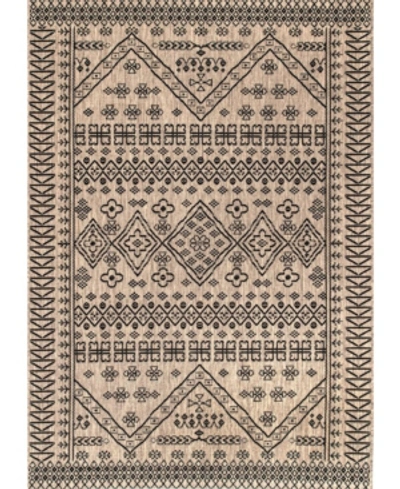 Shop Nuloom Kandace Owdn24c Brown 6'3" X 9' Outdoor Area Rug