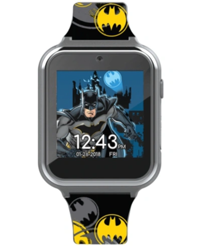 Shop Accutime Kid's Batman Silicone Strap Touchscreen Smart Watch 46x41mm In Gray