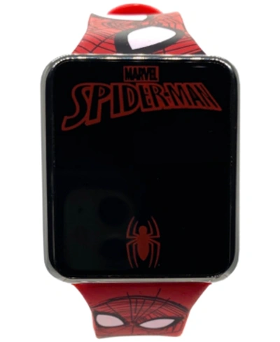 Shop Accutime Kid's Spiderman Red Silicone Strap Touchscreen Watch 36x33mm