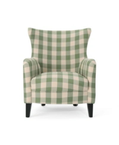 Shop Noble House Arabella Arm Chair In Green