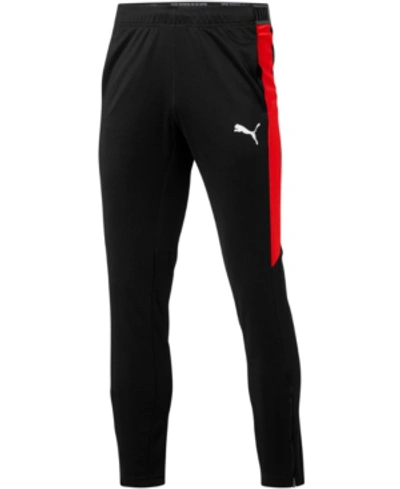 Puma Men's Speed Pants In Black/ Red | ModeSens