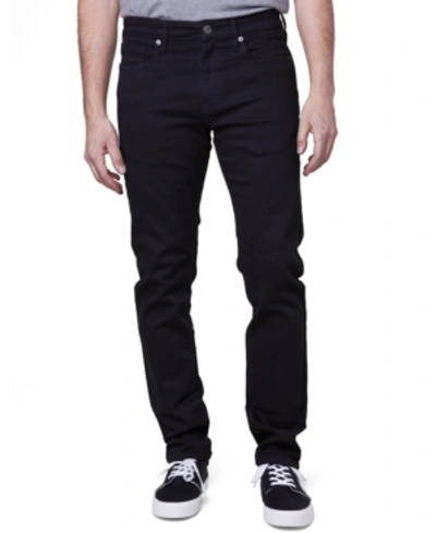 Lazer Men's Skinny Fit Maximum Comfort Flexible Denim Jeans In Black