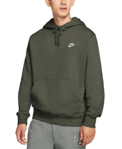 Shop Nike Men's Sportswear Club Fleece Pullover Hoodie In Twilight Marsh
