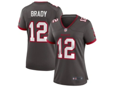 Shop Nike Tampa Bay Buccaneers Women's Game Jersey Tom Brady In Darkgray