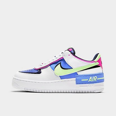 Shop Nike Women's Air Force 1 Shadow Casual Shoes In White