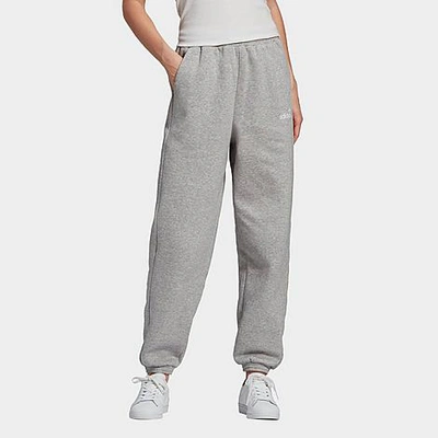 Shop Adidas Originals Adidas Women's Originals Jogger Sweatpants In Heather Grey/white