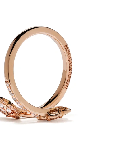 Pasquale Bruni 18kt Rose Gold Figlia Dei Fiori Diamond Ring In Pink