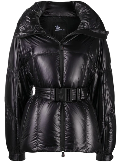 Shop Moncler Padded Winter Jacket In Black
