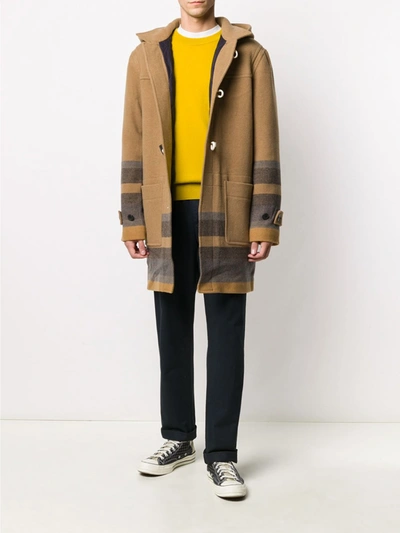 Shop Ps By Paul Smith Wool Coat In Brown