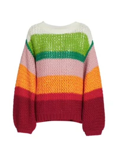 Shop Farm Rio Rainbow Sweater In Multi