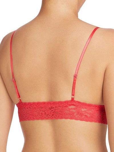 Shop Hanky Panky Signature Lace Padded Bralette In Coral Rose