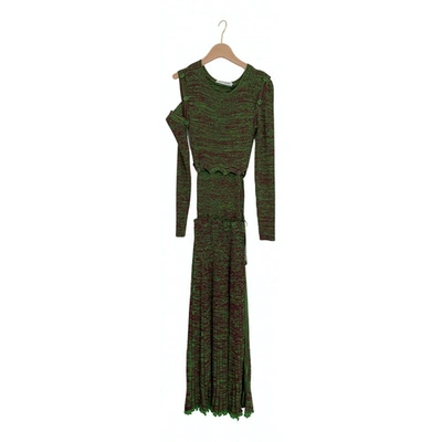 Pre-owned Christopher Esber Green Dress