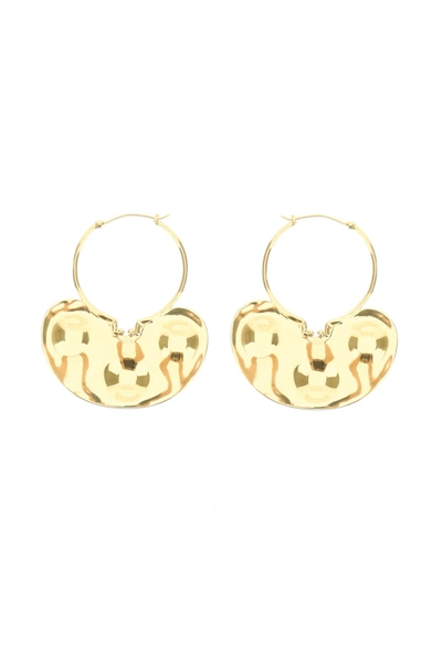 Shop Patou Iconic Small Hoop Earrings In Gold (gold)