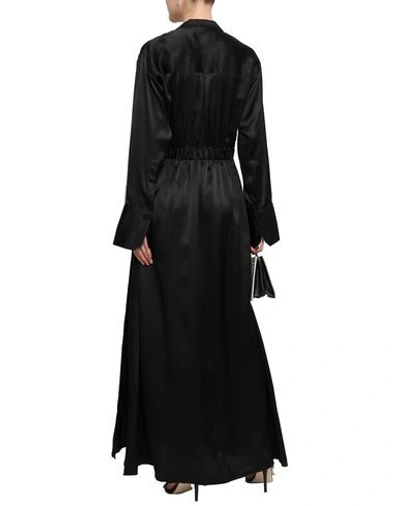 Shop Michael Lo Sordo Long Dress In Black