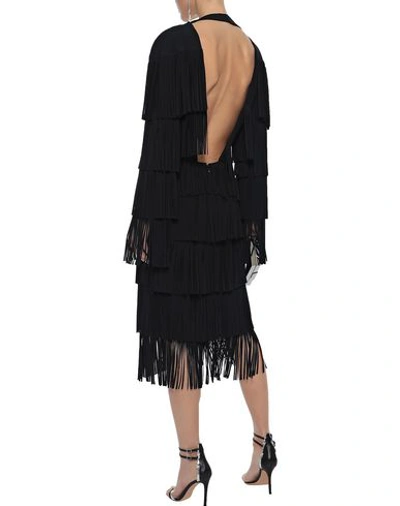 Shop Tom Ford Woman Midi Dress Black Size 2 Viscose, Acetate, Elastane