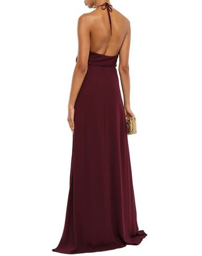 Shop Les Héroïnes By Vanessa Cocchiaro Long Skirts In Maroon