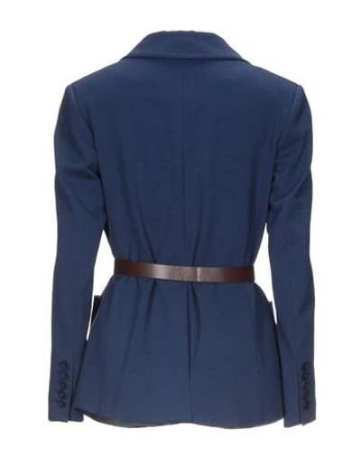 Shop Liviana Conti Suit Jackets In Blue