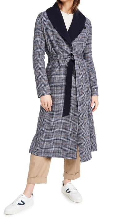 Shop Soia & Kyo Eleonore Coat In Indigo